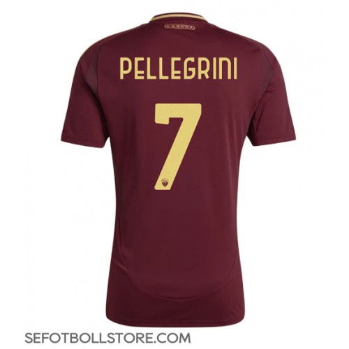 AS Roma Lorenzo Pellegrini #7 Replika Hemmatröja 2024-25 Kortärmad